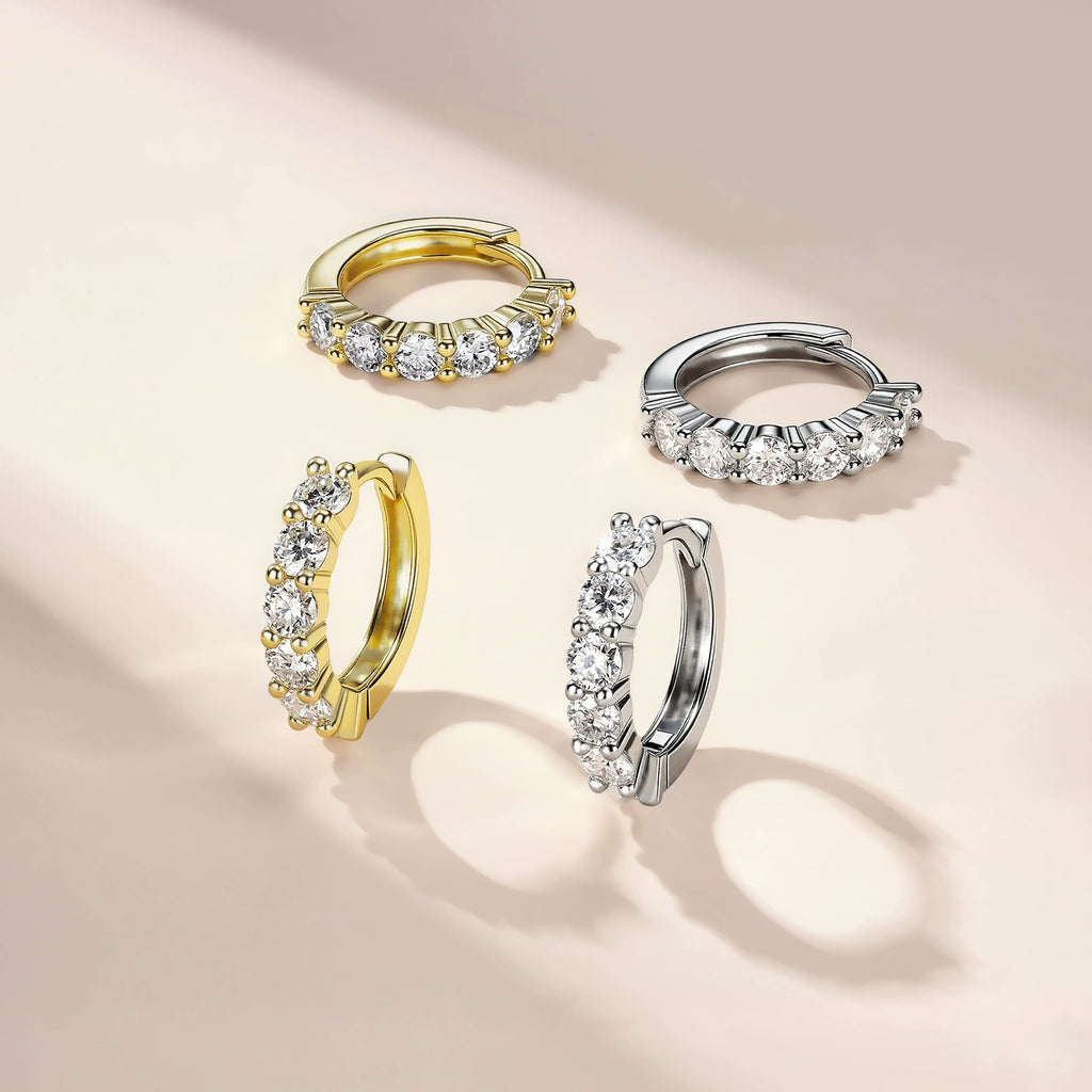 Moissanite earrings