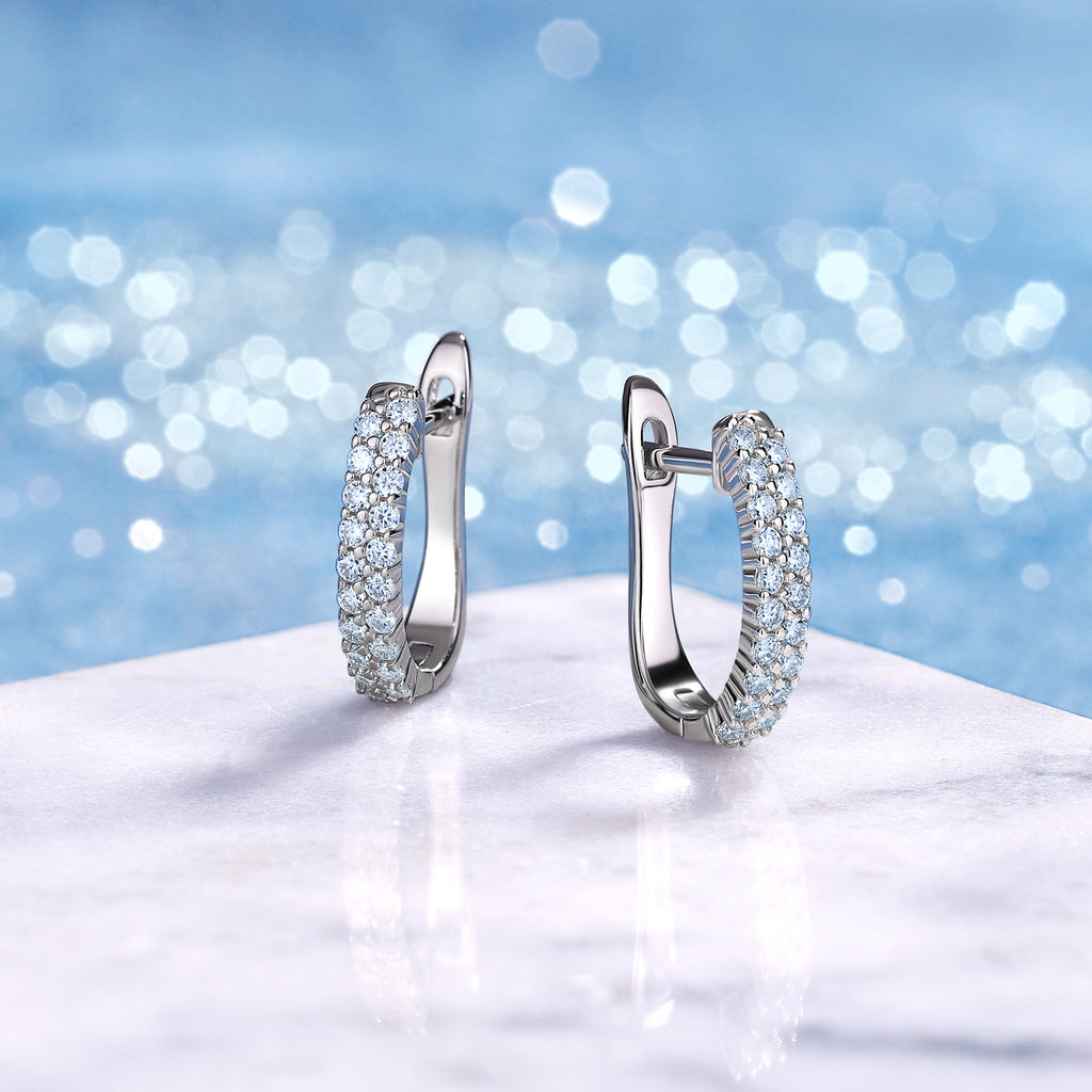 Moissanite earrings