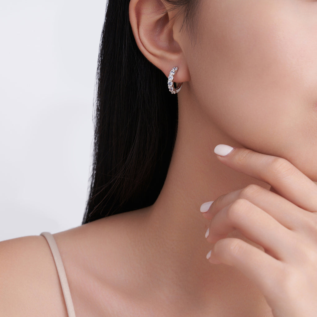 Moissanite earrings