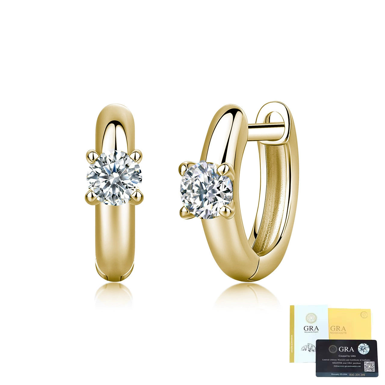 Moissanite earrings