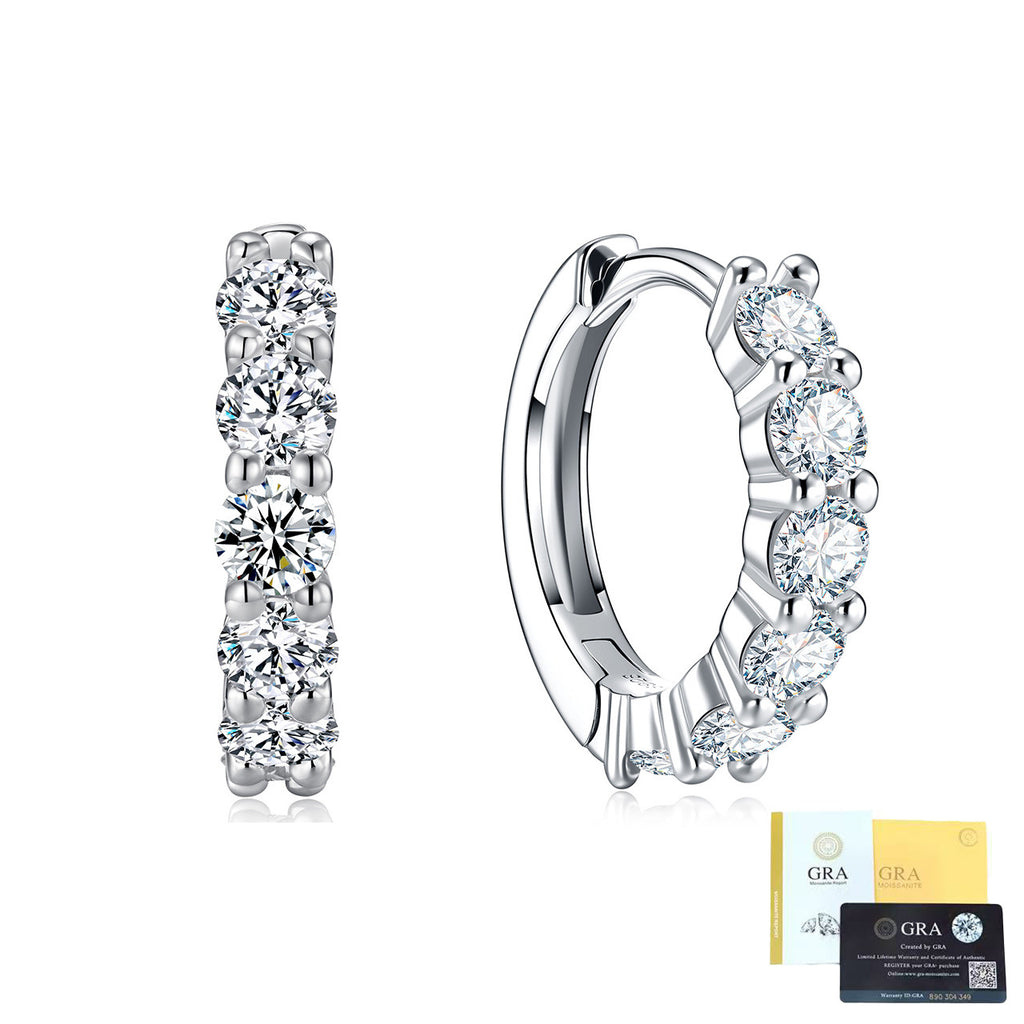 Moissanite earrings