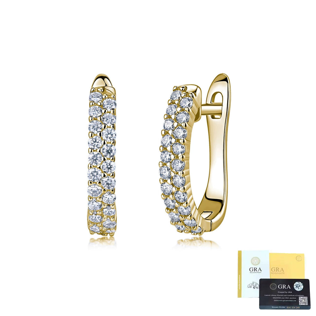 Moissanite earrings