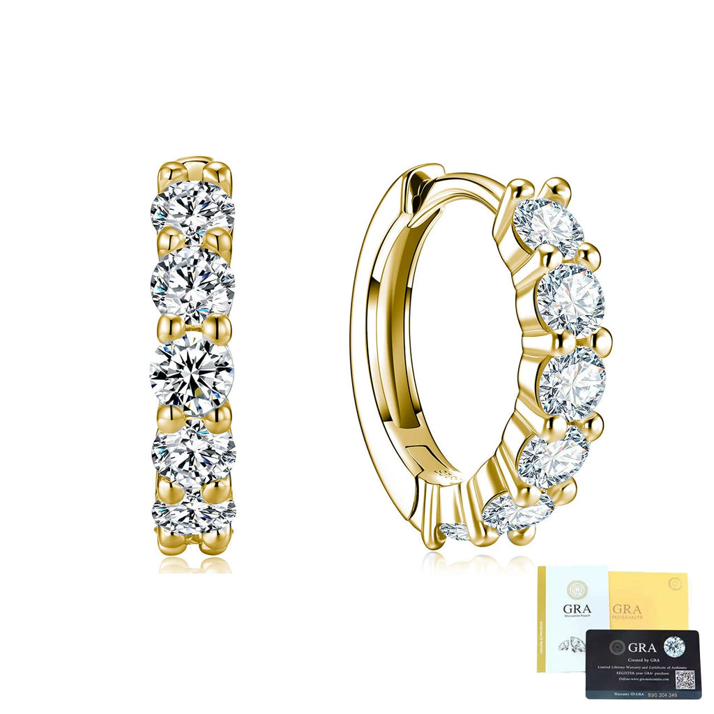 Moissanite earrings