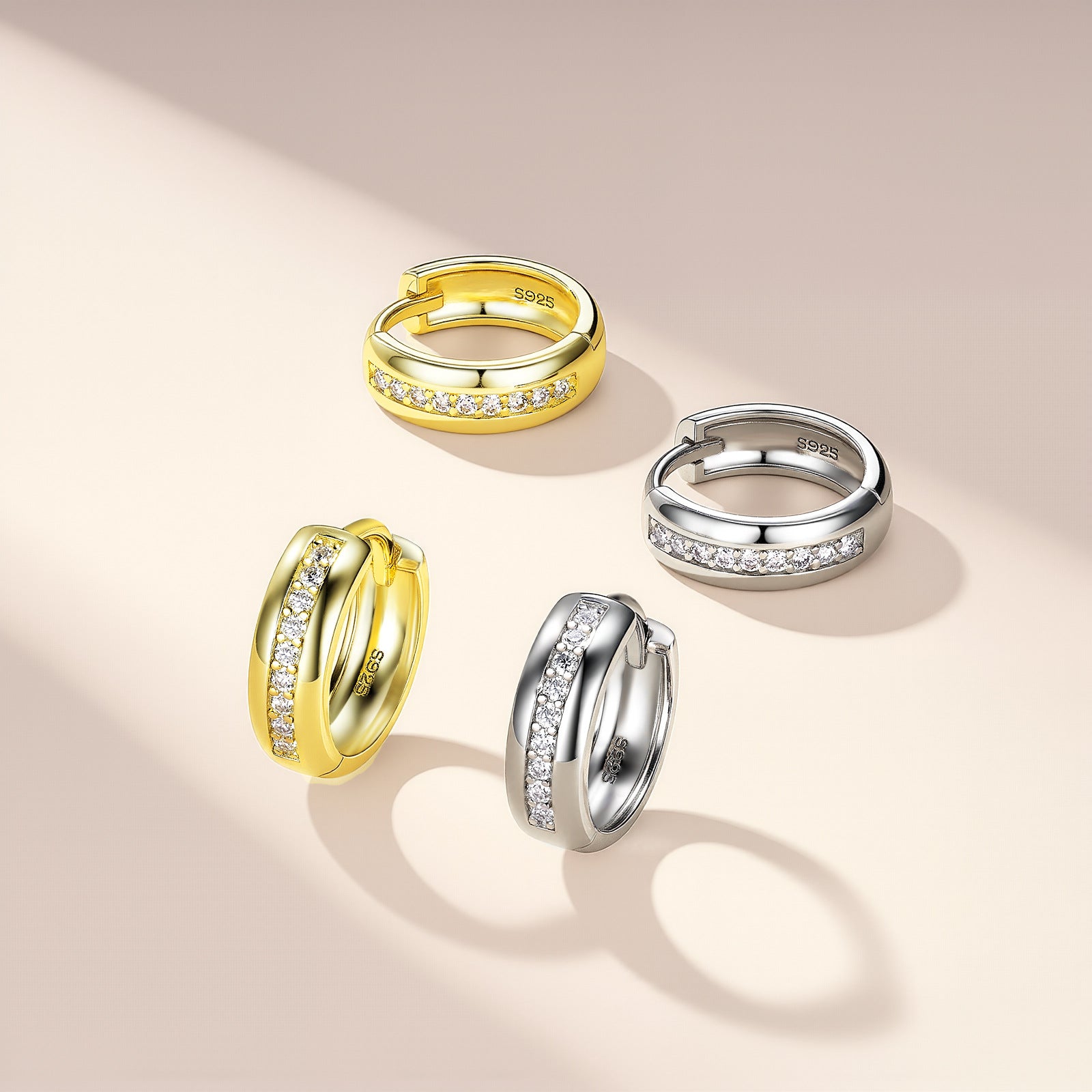 Moissanite earrings