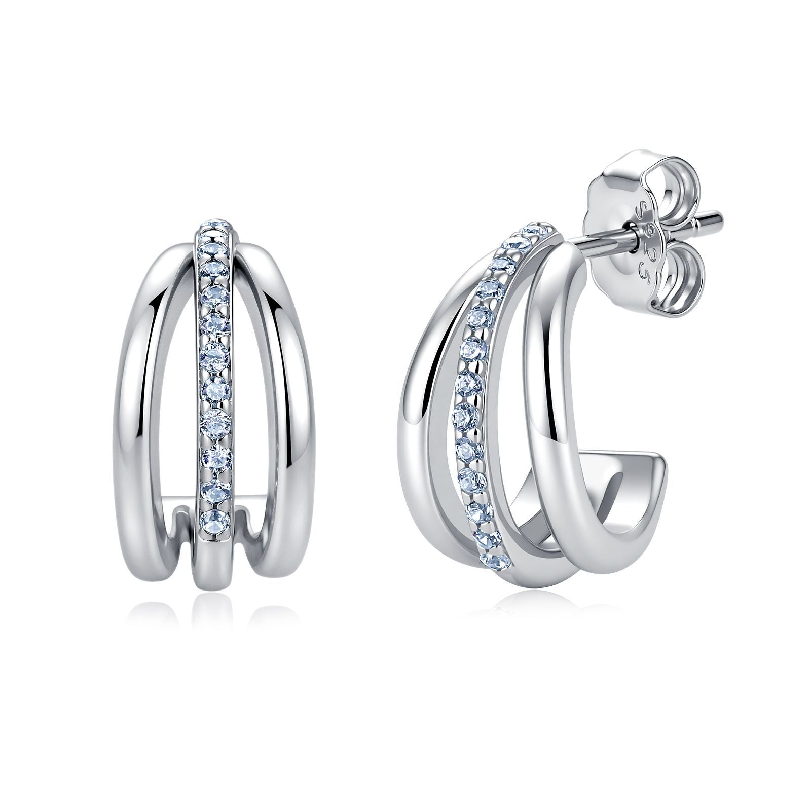 Moissanite earrings