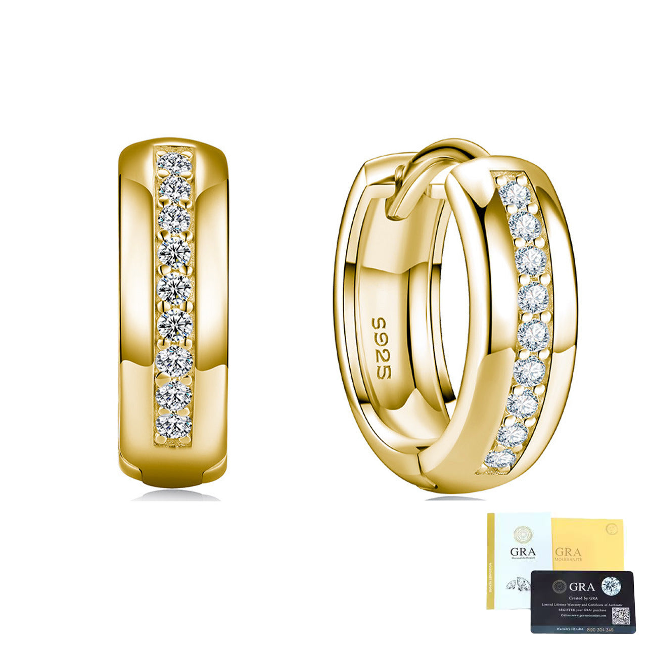 Moissanite earrings