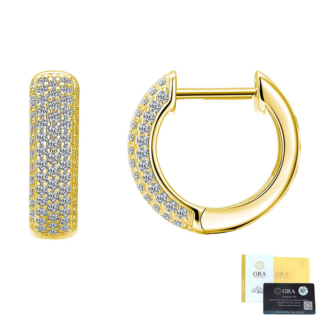 Moissanite earrings