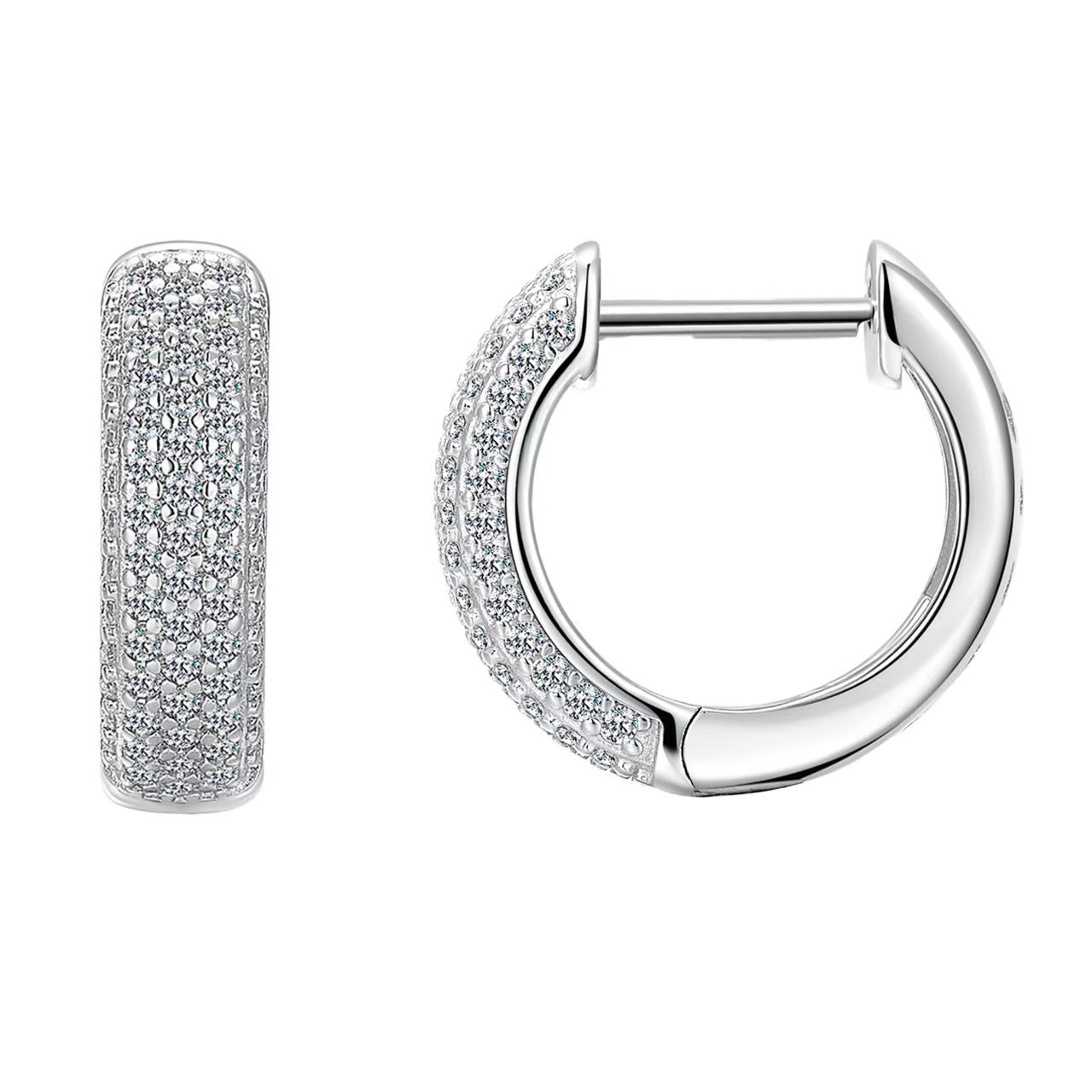 Moissanite earrings